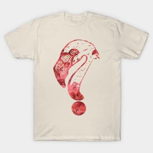 flamingo bird design for summer T-Shirt